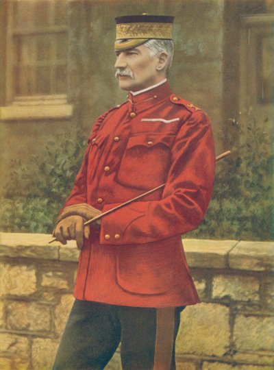 Lieutenant-General Sir Frederick W. E. F. Forestier-Walker, Commanding Line of Communication, South Africa. In Scarlet Undress Patrol Jacket by English Photographer